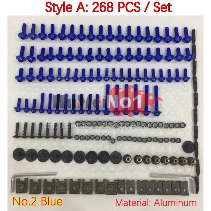Kit Complet Boulons Carénage Moto Inox – Vis, Écrous Et Clips Pour Yamaha TDM 900/850, MT125, MT03, MT01, XT660