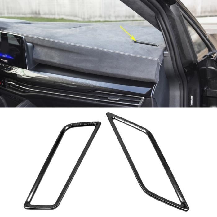 Décoration intérieure,Accessoires d'intérieur de voiture pour Volkswagen VW Golf  8 MK8 2020 2021 LHD,couvercle - Type Black steel -E - Cdiscount Auto