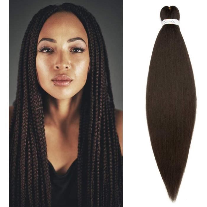 Ez meches pour tresses africaine rajout extension cheveux fibre synthetique  box braids crochet braids - [ 1 ton 100g ] 26 pouces ( - Cdiscount Au  quotidien