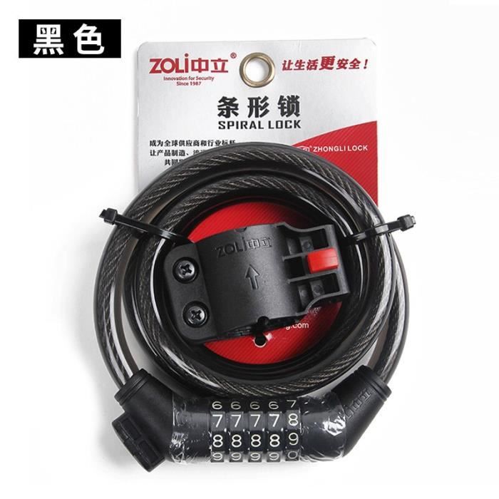 Cadenas à combinaison – Verrouillage métallique multifonctionnel pour moto, serrure à combinaison portable, antivol pour école et salle de sport, casier à mot de passe pour sac à dos, armoire