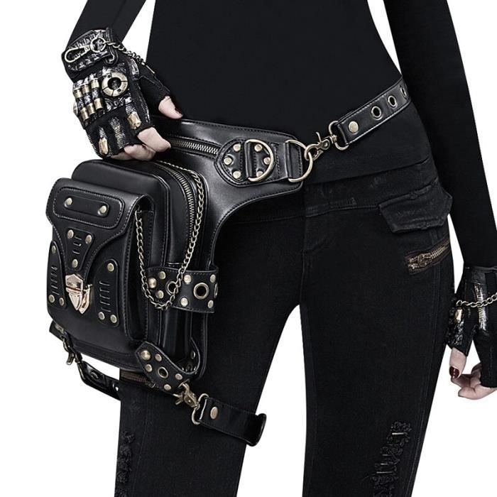 YOUCAI Sac Steampunk Gothique Sac à Bandoulière Sac Tête De