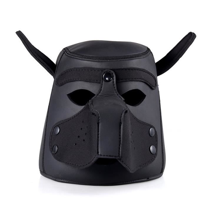 Masque BDSM Bondage Pour Couples - Cagoule Fétiche Harnais Jeu De Rôle