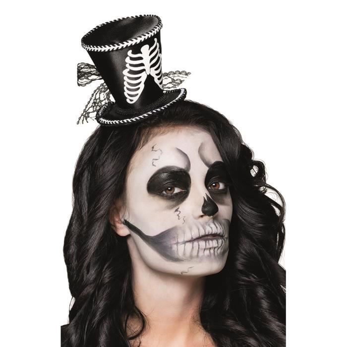 Tiare Chapeau Ribbie Motif Squelette Halloween - Cdiscount Jeux - Jouets