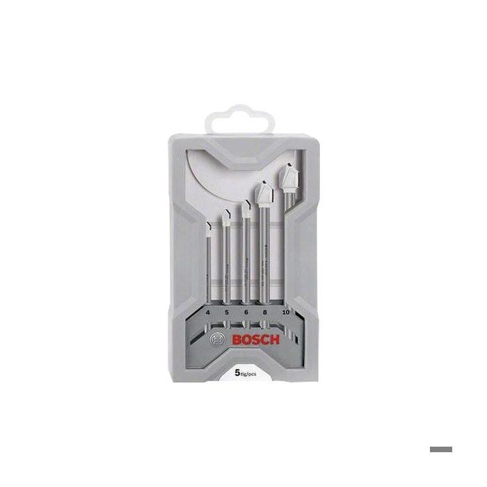Bosch CYL-9 Ensemble de mèches pour verre carreau céramique porcelaine 5 pièces 6 mm 7 mm 8 mm 10 mm 5.5 mm longueur : 90…