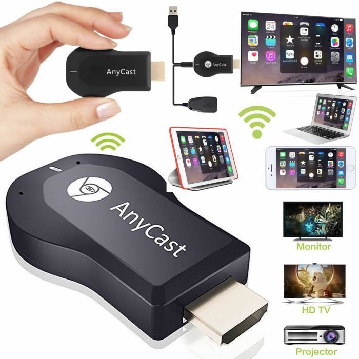 Récepteur Android TV Dongle AnyCast DLNA Airplay Miracast Recepteur