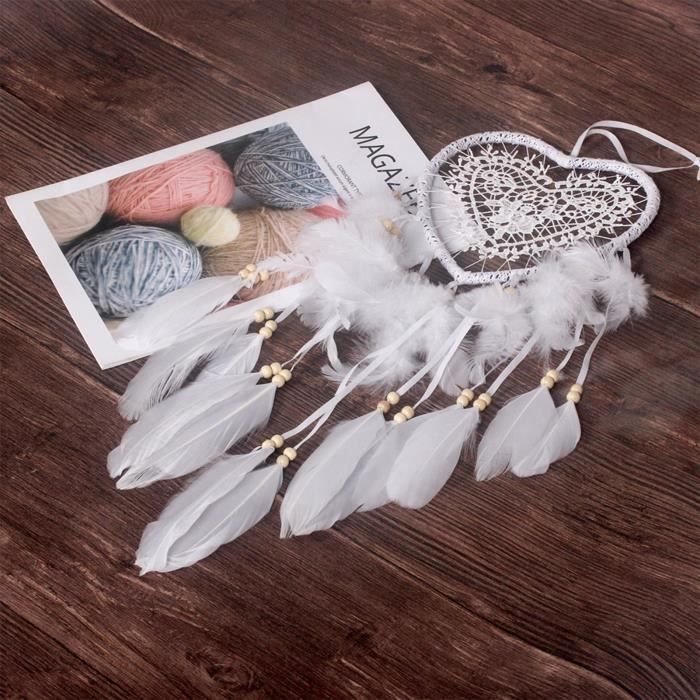 Attrape rêves 5 ronds, 32 cm, 14 lanières avec plumes, 6 couleurs Attrape rêves 5 ronds, 32 cm, 14 lanières avec plumes, 6 couleurs