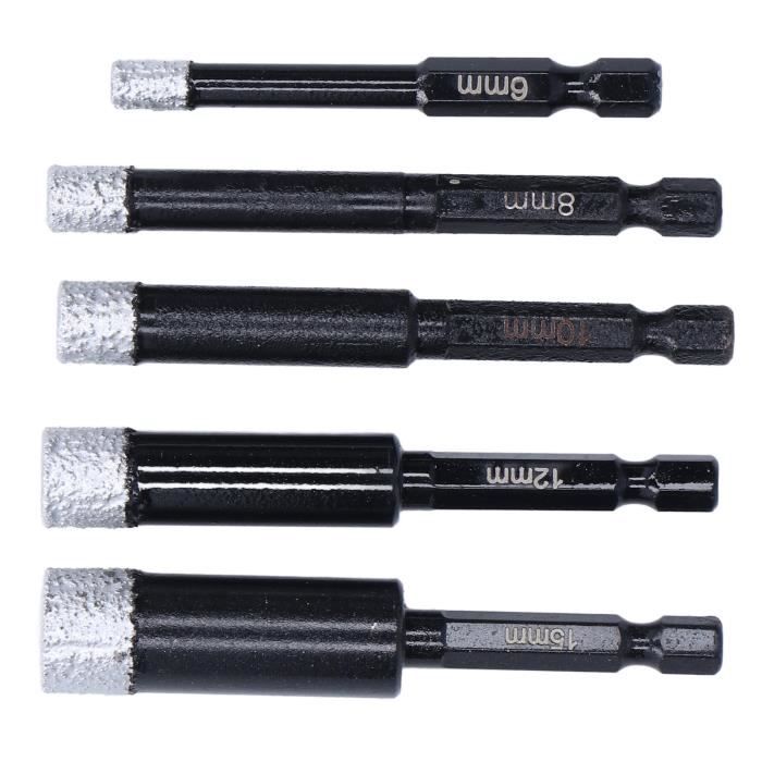 Mèches Diamantées 6/8/10mm, Noyau Pour Carrelage, Marbre, Verre, Poinçonnage, Scie Cloche, Perçage En Céramique, Outils De Construction Pour Le Travail Du Bois, 6/10 Pièces