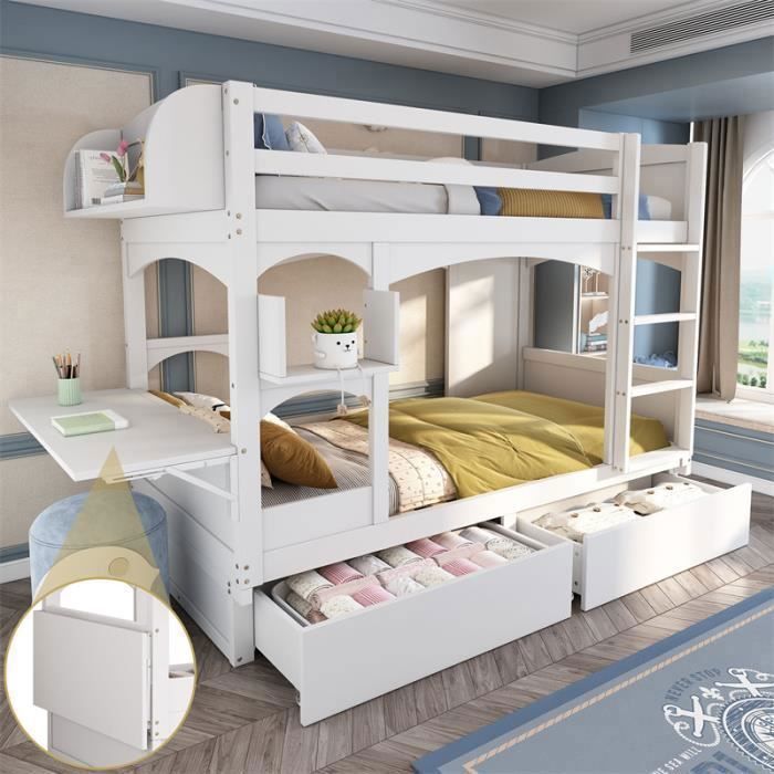 Housse D'Échelle De Lit Superposé Noire - Protection Robuste 78x37cm Avec Boucles Réglables - Facile à Installer
