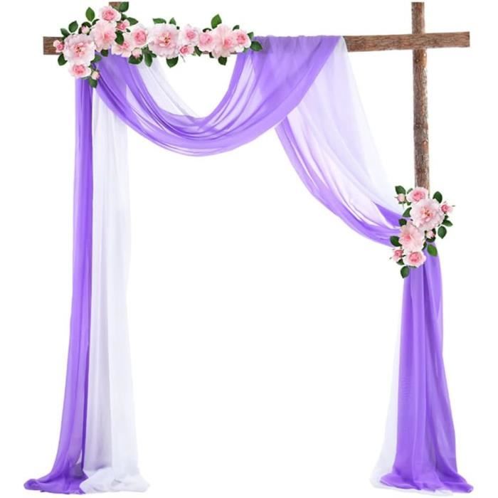 Rideaux Tulle Mariage Vert Sauge 0.75x6m | Décoration Arche Et Cérémonie