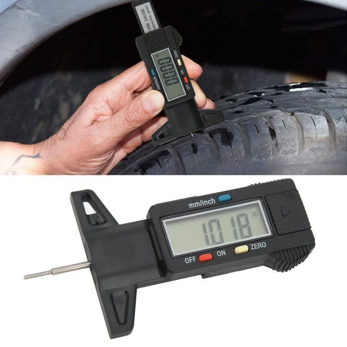 Lot De 4 Jauges Profondeur Pneus - Mesure Usure Bande Roulement | Pour Voiture, Moto, Camion