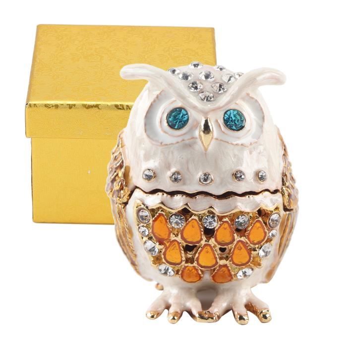 Mini Boîte à Bijoux Ou à Trésors En Pierre Sculptée – Motif Libellules – Cadeau Idéal