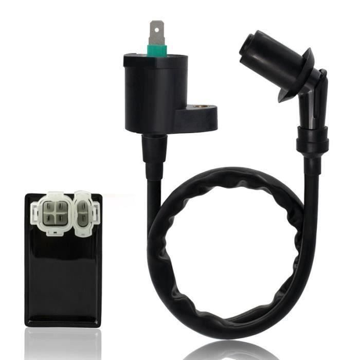 Kit Allumage Universel 50-160cc : Bobine 5 Pôles + CDI + Bougie - Pour Quad, Moto, Scooter