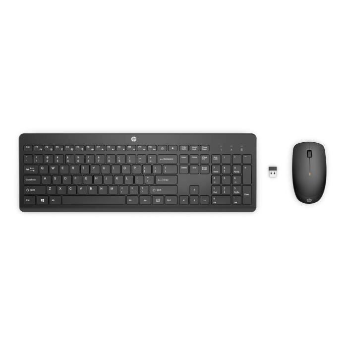 Ensemble Clavier Souris sans fil HP 230 – AZERTY