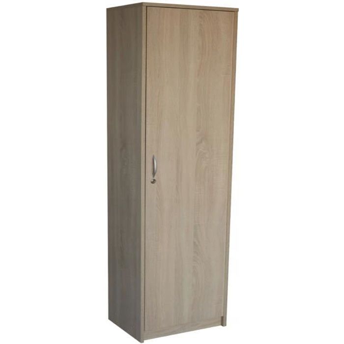 NABIEL Armoire de rangement avec serrure Meuble bureau avec clé