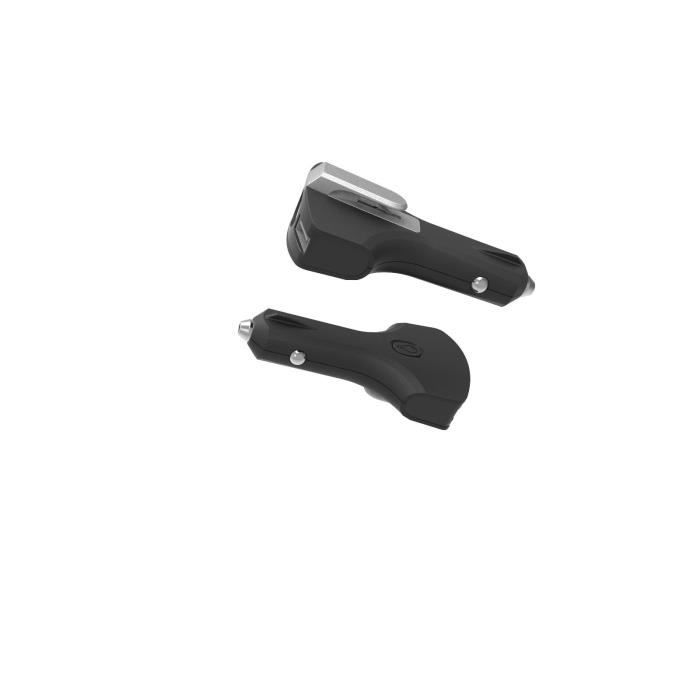 LEDWOOD CHARGEUR AUTO QC 2 USB COUPE-CEINTURE BRISE-VITRE LAMPE-SOS