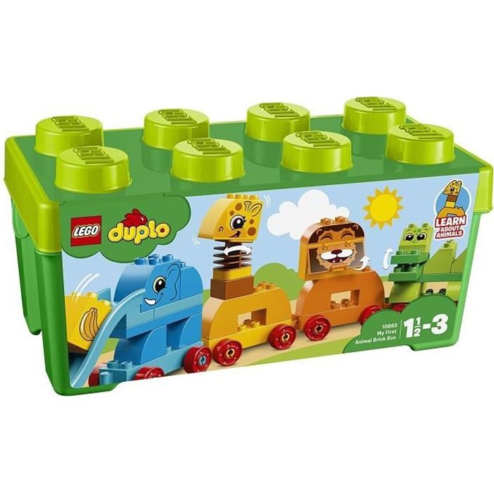 LEGO® 10909 DUPLO Classic La Boîte Coeur Premier Set, Jouet Educatif,  Briques de construction pour Bébé 1 an et demi - Cdiscount Jeux - Jouets