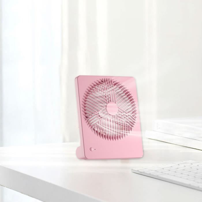 1 Pièce Sweetfull Mini Ventilateur De Bureau Usb Avec Fonction D