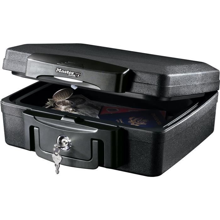 Coffre-fort ignifuge - MASTER LOCK - H0100EURHRO - Etanche avec clé - 49 L 156 x 362 x 33 cm