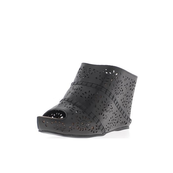 sabot compensé noir