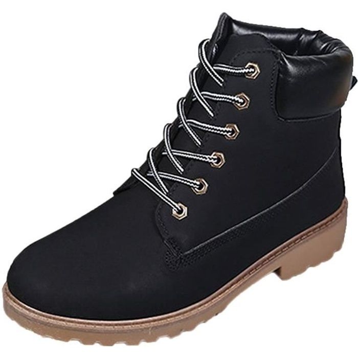 bottines a lacets plateforme