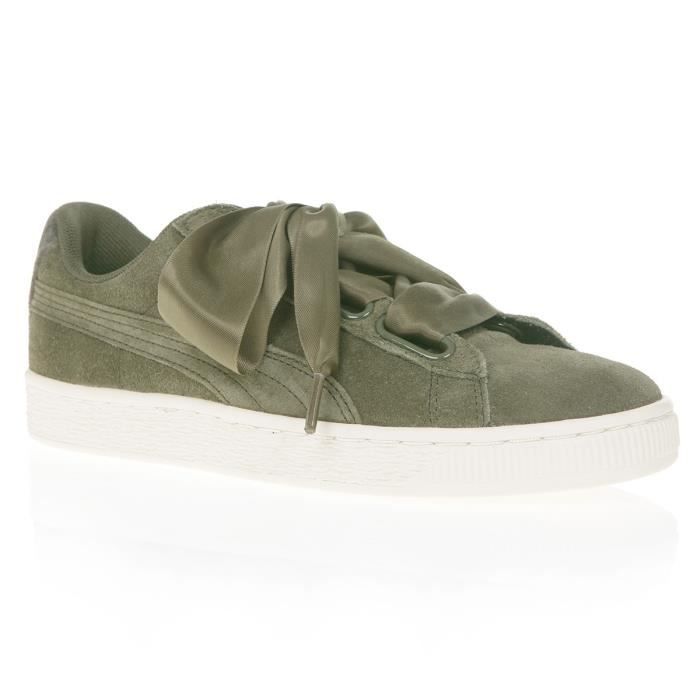 puma heart homme verte