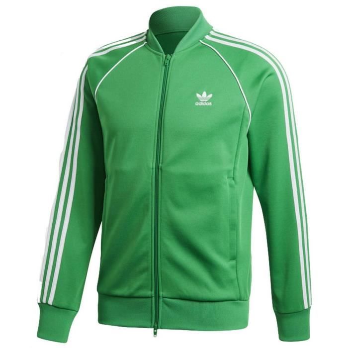 veste adidas verte et jaune
