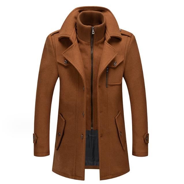 Trench long manteau homme chaud Cdiscount