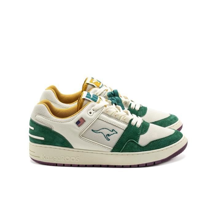 Baskets KangaROOS Originals - Hot Shot Lo Varsity - evergreen/cream Baskets KangaROOS Originals - Hot Shot Lo Varsity - evergreen/cream