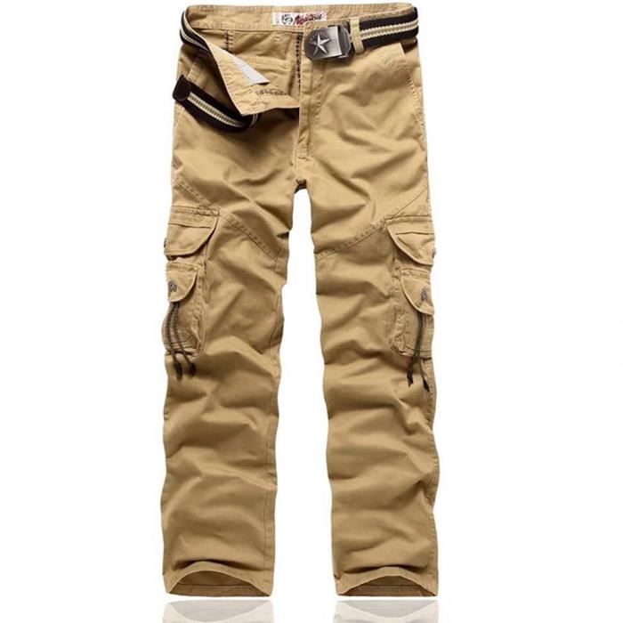 Pantalon cargo droit pour homme Travel 2050 Sable