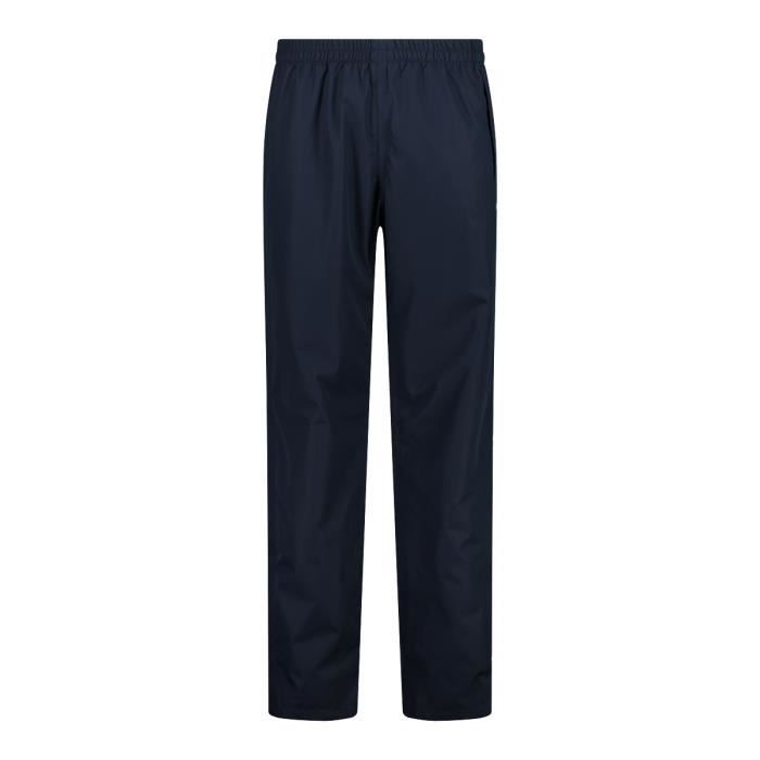 pantalon de pluie avec doublure et zips latéraux cmp - black blue - l