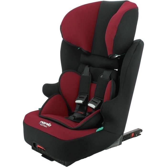 Siège auto isofix NANIA RACE I FIX 76-140 cm R129 –de 3 à 10 ans – Têtière réglable - Base inclinabl