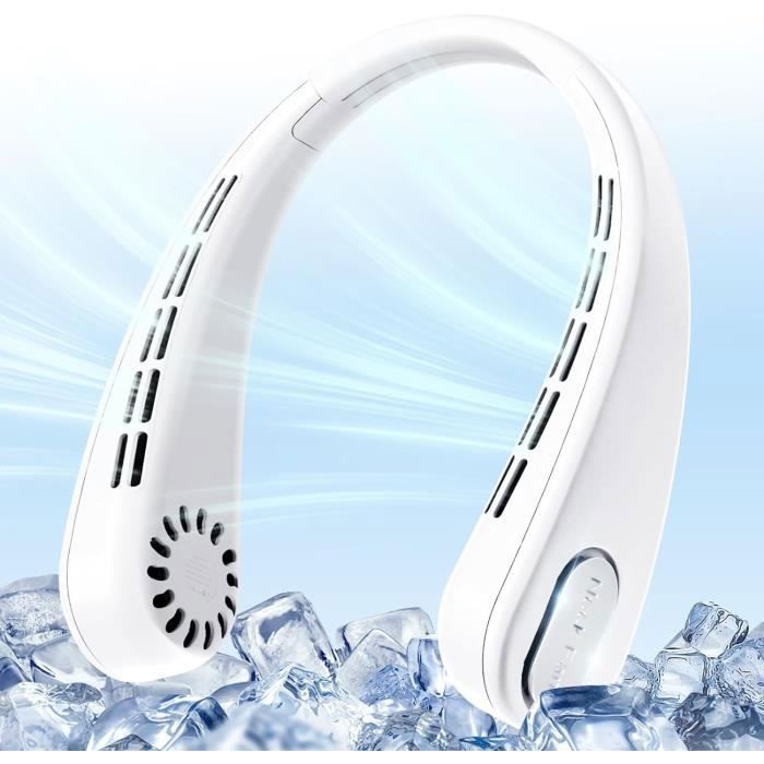 Ventilateur de Cou Portable Mini Ventilateur USB Sans Lame Silencieux 3 Vitesses pour Bureau Voyage En Plein Air - Oem