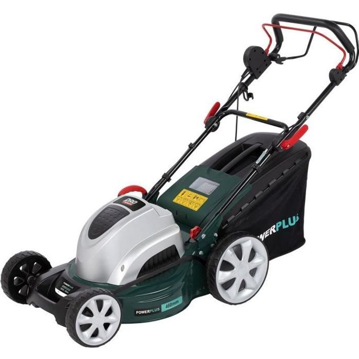 Tondeuse électrique autotractée 46cm 1800W - Moteur à induction - Mulching - POWPG10260 POWERPLUS
