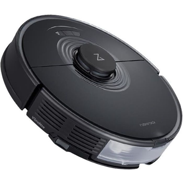 Roborock S7 Aspirateur Robot Noir- Robot Aspirateur Lavant