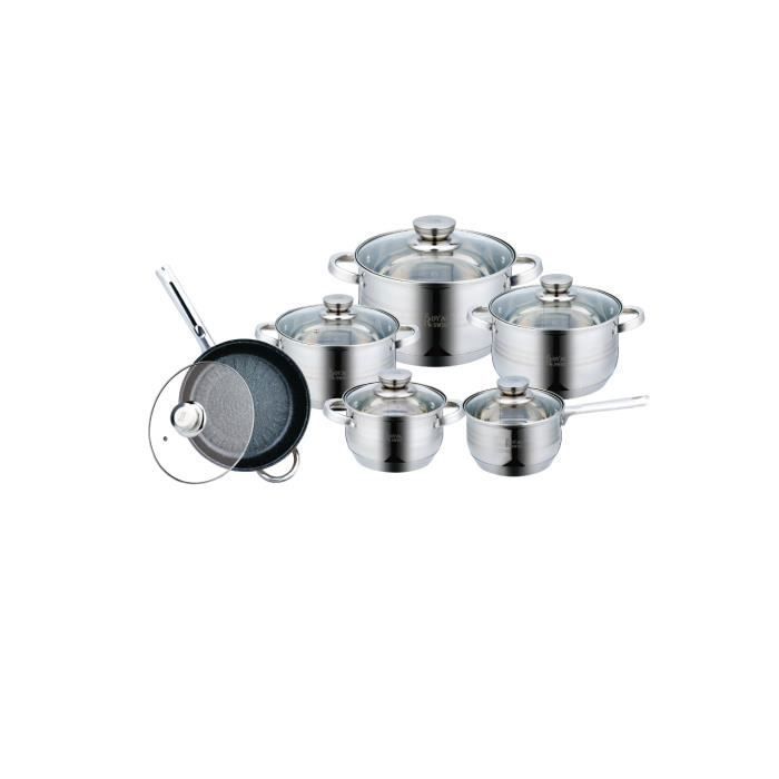 Vintage bols en inox/lot de 6 bols en acier inoxydable