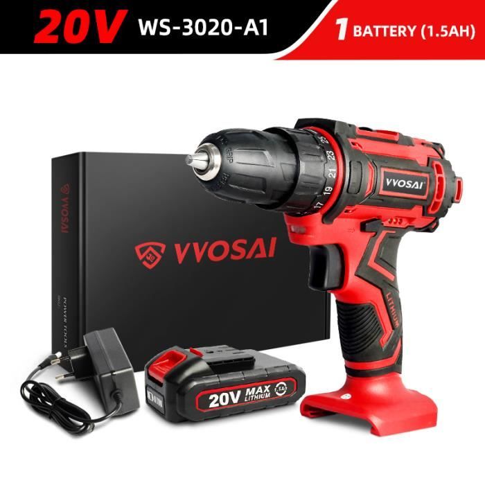 Aokicase Batterie de remplacement 20 V pour Worx, batterie pour outils électriques sans fil Worx