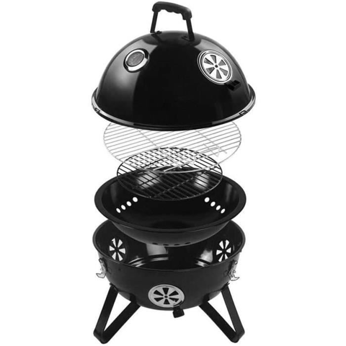 Set 4 Rehausseurs Grille Barbecue BBQ-Toro - Acier Inox Pour Anneau Pizza 57cm