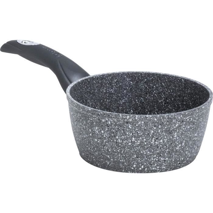 Padella Antiaderente Petragres Aeternum Ecosolution 28 Cm - Fondo Full Induction, PFAS FREE, Per Tutti I Piani Cottura, Grigio Scuro