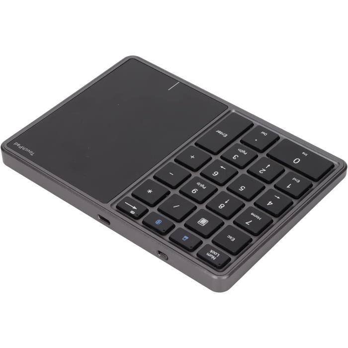 Pavé Numérique Sans Fil Bluetooth 2,4G – Ultra Fin, Rechargeable, Marque Sodial