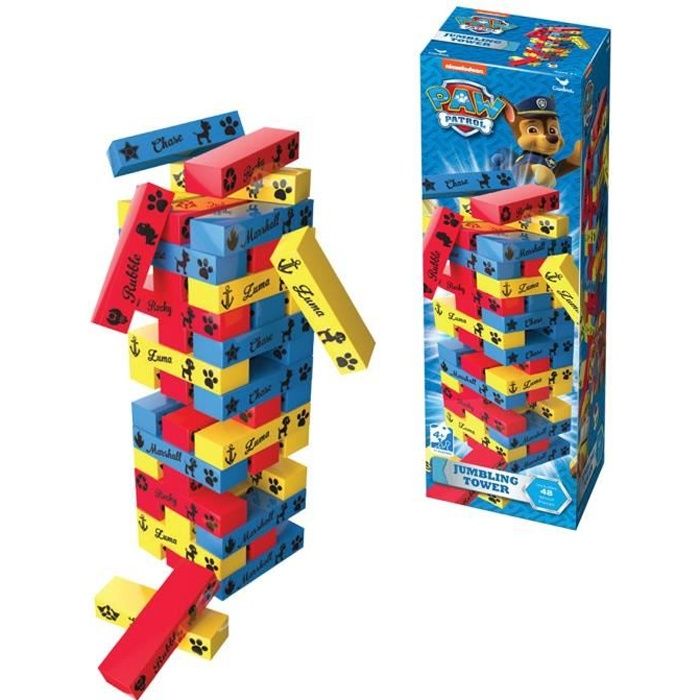 PAT PATROUILLE Jeu Tour Jenga - Cdiscount Jeux - Jouets