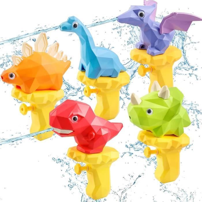 Pistolet à Eau,4 Pièces Dinosaure Pistolets a Eau Enfants,Water Pistole Jouet,Pistolet a Eau Puissant,Jouets D'éTé pour Jardin - Jeux - Jouets Pistolet à Eau,4 Pièces Dinosaure Pistolets a Eau Enfants,Water Pistole Jouet,Pistolet a Eau Puissant,Jouets D'éTé pour Jardin - Jeux - Jouets