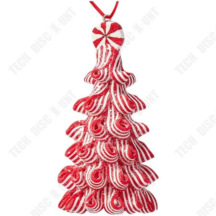 Décoration Sapin De Noël En PVC Souple - Pendentif Suspendu Pain D'épice - Maison Miniature Décorative - Pour Porte, Rideau, Fenêtre - 6