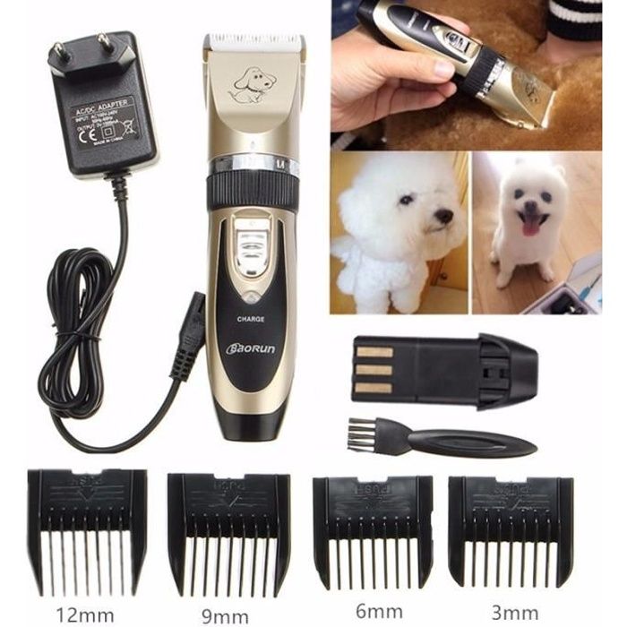 Meilleurs prix pour NEUFU Pro Kit Tondeuse électrique pour Chien Chat Cheveux Toilettage Trimmer EU PRISE