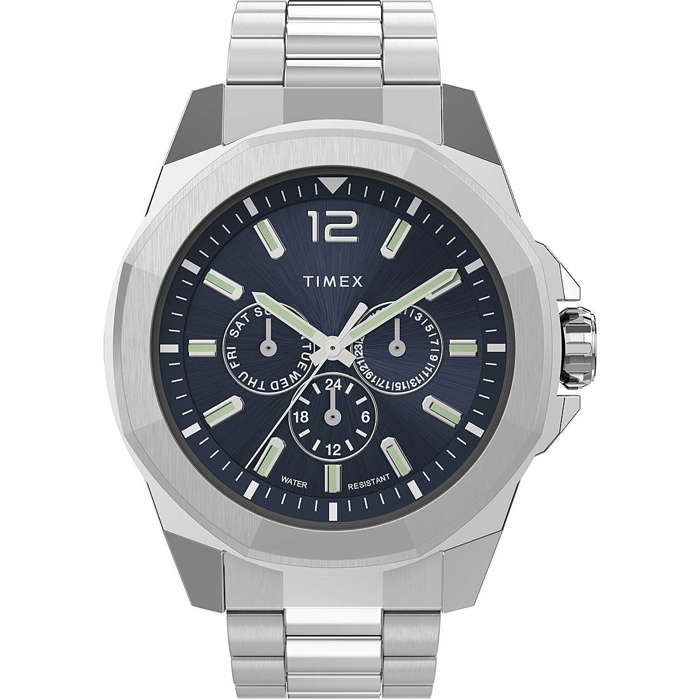 Montre Multifonction Homme Timex Essex classique cod. TW2V43300 Timex Argenté/Acier