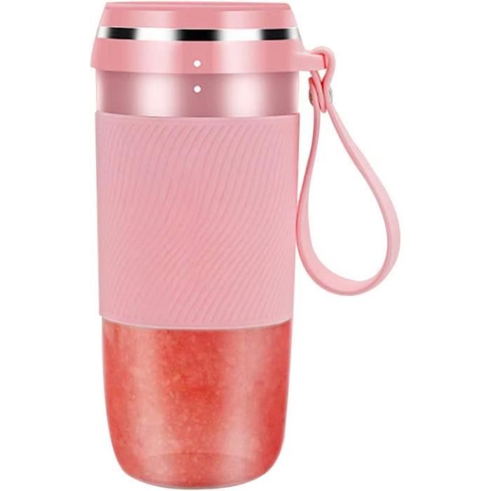 Mixeur Smoothie Portable USB Rechargeable Osmond – 12 Lames, 3 Vitesses, 450 Ml – Parfait Pour Voyages