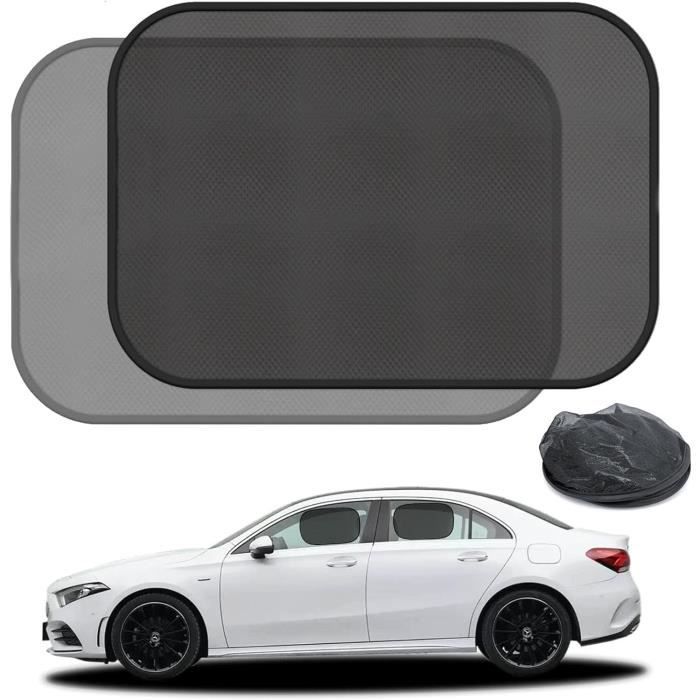 DZG Lot De 4 Pare-soleil De Fenêtre Latérale De Voiture Avec Fermeture éclair élastique Et