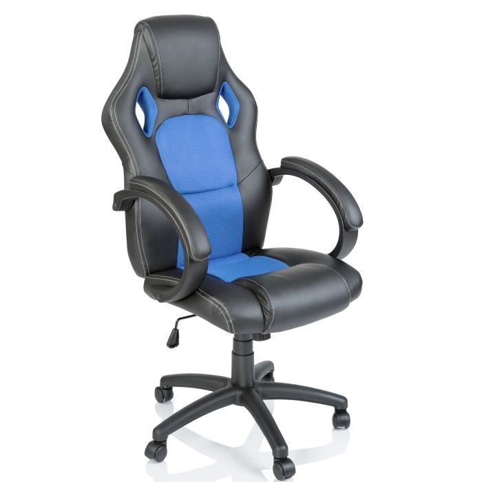 TRESKO Chaise de bureau Fauteuil de bureau RACING SPORT GAMER