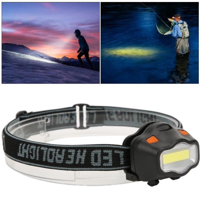 Lampe Frontale LED COB étanche IPX4 - Capteur De Mouvement - Rechargeable