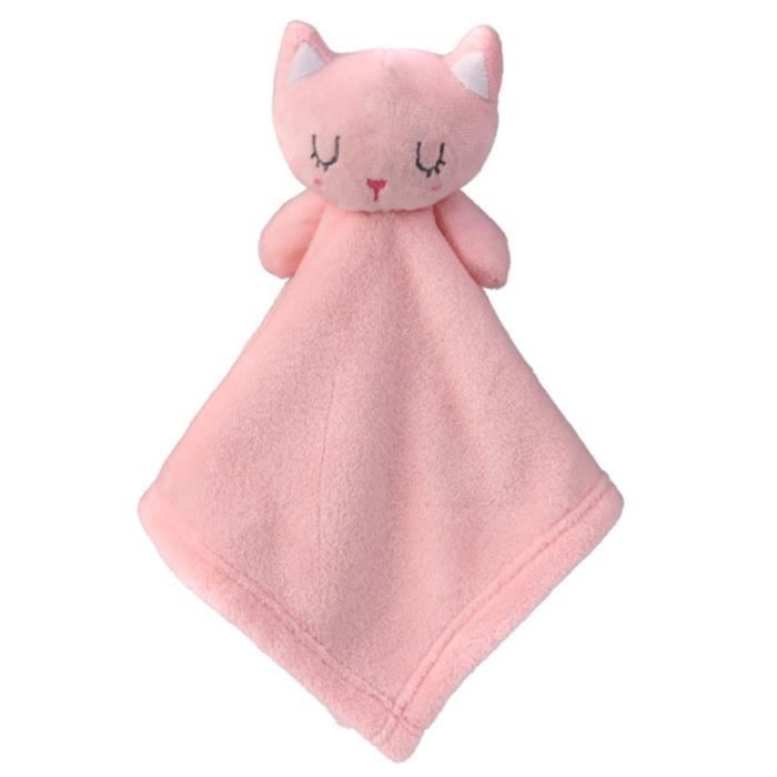 1 Pc Apaiser Serviette Animal Chat Corail Polaire Dessin Anime Jouet De Couchage Lissage Pour Bebes Nouveau Nes Doudou Cdiscount Puericulture Eveil Bebe