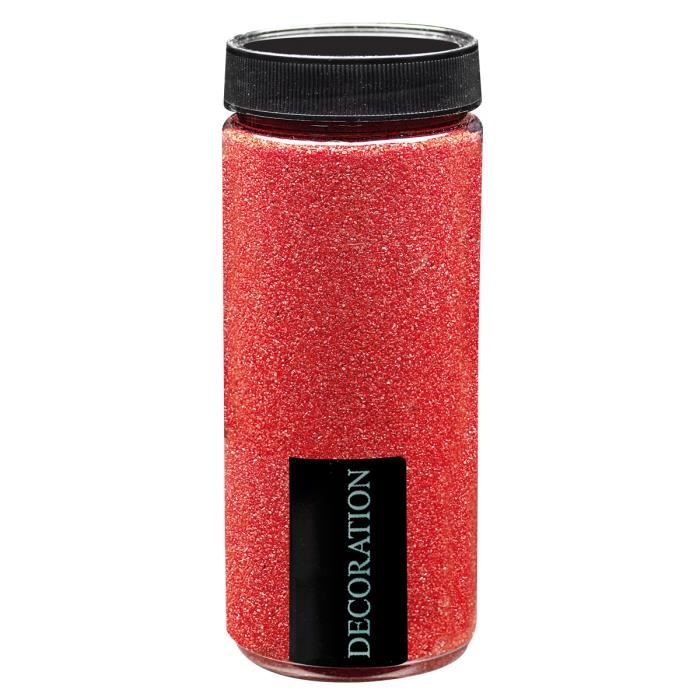 SABLE ROUGE 0,5MM 750G Rouge - Cdiscount Maison